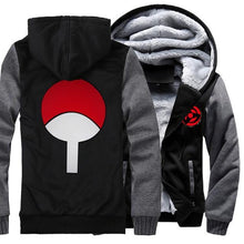 Load image into Gallery viewer, 2019 new Naruto Hoodies Uchiha Syaringan Sweatshirts Hooded men Fashion Hokage Ninjia Cartoon printed jackets thick coats M-5XL
