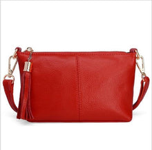 Load image into Gallery viewer, 41 2020 Cow Leather Small Shoulder Tassel Bags For Women Crossbody Bags Designer Women Messenger Bags Clutch