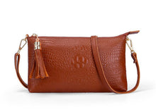 Load image into Gallery viewer, 41 2020 Cow Leather Small Shoulder Tassel Bags For Women Crossbody Bags Designer Women Messenger Bags Clutch