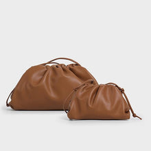 Load image into Gallery viewer, 12- 2020 Famous Designer Cloudy Clutches Bag for Women Cow Genuine Leather Luxury Pleated Dumpling Bag High Qualit Handbag