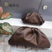 Load image into Gallery viewer, 12- 2020 Famous Designer Cloudy Clutches Bag for Women Cow Genuine Leather Luxury Pleated Dumpling Bag High Qualit Handbag