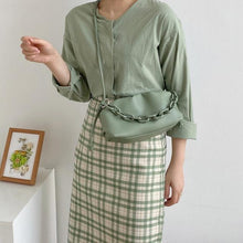 Load image into Gallery viewer, 2020 New Female Dumpling Clutch Bag Acrylic Chain Designer Women Cloud Handbag Fashion Shoulder Bag Zipper Cloud Crossbody Bag