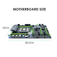 Load image into Gallery viewer, X79T Ddr3 Pc Desktops Motherboard Lga 2011 Cpu Computer 4 Channel Gaming Support M.2 E5-2680V2 I7 Sata 3.0 Usb 3.0 For Intel B