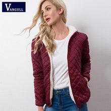 Load image into Gallery viewer, Autumn 2019 New Parkas basic jackets Female Women Winter plus velvet lamb hooded Coats Cotton Winter Jacket Womens Outwear coat