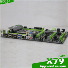 Load image into Gallery viewer, PLEXHD X79 Turbo motherboard LGA2011 ATX USB3.0 SATA3 PCI-E NVME M.2 SSD support REG ECC memory and Xeon E5 processor