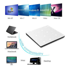 Load image into Gallery viewer, Touch External CD/DVD RW Burner drive USB 3.0 Portable CD ROM Player Recorder Drive for Windows7/8/10 MAC OS+drive bag usb dvd
