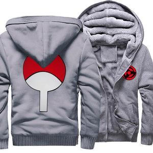 2019 new Naruto Hoodies Uchiha Syaringan Sweatshirts Hooded men Fashion Hokage Ninjia Cartoon printed jackets thick coats M-5XL