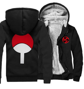 2019 new Naruto Hoodies Uchiha Syaringan Sweatshirts Hooded men Fashion Hokage Ninjia Cartoon printed jackets thick coats M-5XL