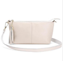 Load image into Gallery viewer, 41 2020 Cow Leather Small Shoulder Tassel Bags For Women Crossbody Bags Designer Women Messenger Bags Clutch
