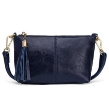 Load image into Gallery viewer, 41 2020 Cow Leather Small Shoulder Tassel Bags For Women Crossbody Bags Designer Women Messenger Bags Clutch
