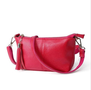41 2020 Cow Leather Small Shoulder Tassel Bags For Women Crossbody Bags Designer Women Messenger Bags Clutch