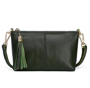 41 2020 Cow Leather Small Shoulder Tassel Bags For Women Crossbody Bags Designer Women Messenger Bags Clutch