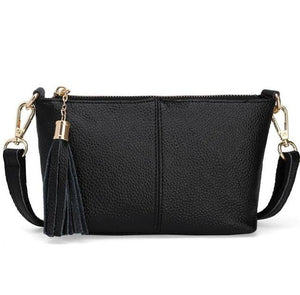 41 2020 Cow Leather Small Shoulder Tassel Bags For Women Crossbody Bags Designer Women Messenger Bags Clutch