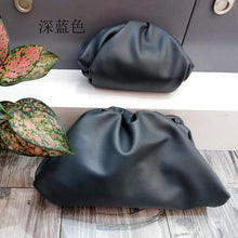 Load image into Gallery viewer, 12- 2020 Famous Designer Cloudy Clutches Bag for Women Cow Genuine Leather Luxury Pleated Dumpling Bag High Qualit Handbag
