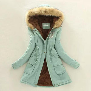 2020 Parka Women Jacket Women Winter Coat Women Warm Hooded Women Parka Female Jacket Long Coat Parkas 16 Colour