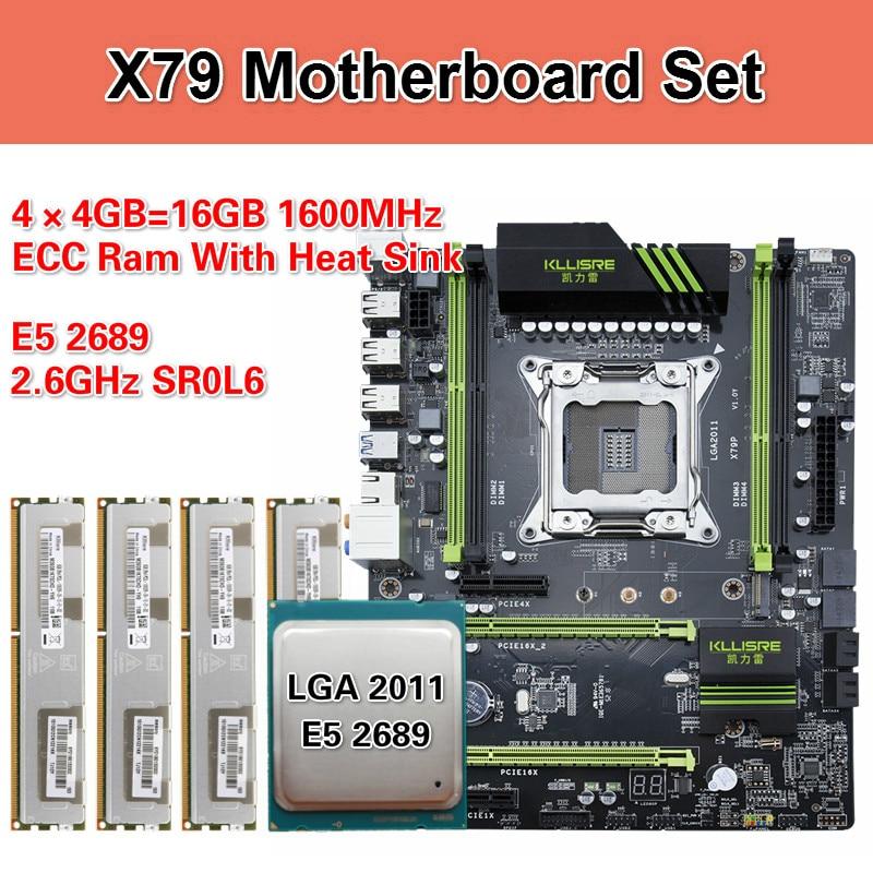 Kllisre X79 motherboard set with Xeon E5 2689 4x4GB=16GB 1600MHz DDR3 –  tiennv-2