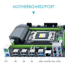 Load image into Gallery viewer, X79T Ddr3 Pc Desktops Motherboard Lga 2011 Cpu Computer 4 Channel Gaming Support M.2 E5-2680V2 I7 Sata 3.0 Usb 3.0 For Intel B
