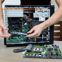 Load image into Gallery viewer, X79T Ddr3 Pc Desktops Motherboard Lga 2011 Cpu Computer 4 Channel Gaming Support M.2 E5-2680V2 I7 Sata 3.0 Usb 3.0 For Intel B

