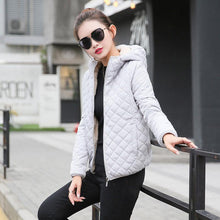 Load image into Gallery viewer, Autumn 2019 New Parkas basic jackets Female Women Winter plus velvet lamb hooded Coats Cotton Winter Jacket Womens Outwear coat
