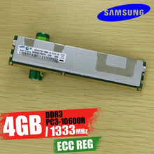 Load image into Gallery viewer, Samsung Server memory 4GB 8GB 16GB DDR3 PC3 1066Mhz 1333Mhz 1600Mhz 1866Mhz 8G 16G 10600R 12800R 14900R ECC REG 1866 1600 RAM
