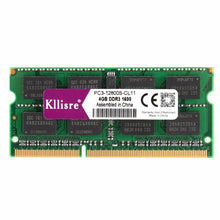 Load image into Gallery viewer, Kllisre DDR3L DDR3 4GB 8GB 1333Mhz 1600Mhz SO-DIMM 1.35V 1.5V Notebook RAM 204Pin Laptop Memory sodimm
