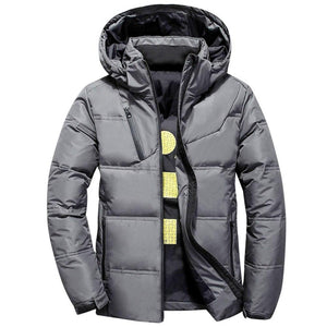 2019 Winter Jacket Mens Quality Thermal Thick Coat Snow Red Black Parka Male Warm Outwear Fashion White Duck Down Jacket Men