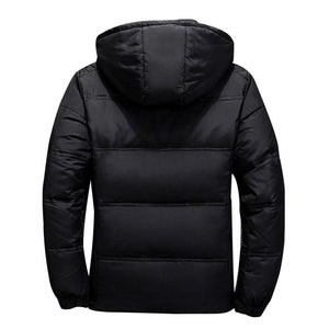 2019 Winter Jacket Mens Quality Thermal Thick Coat Snow Red Black Parka Male Warm Outwear Fashion White Duck Down Jacket Men
